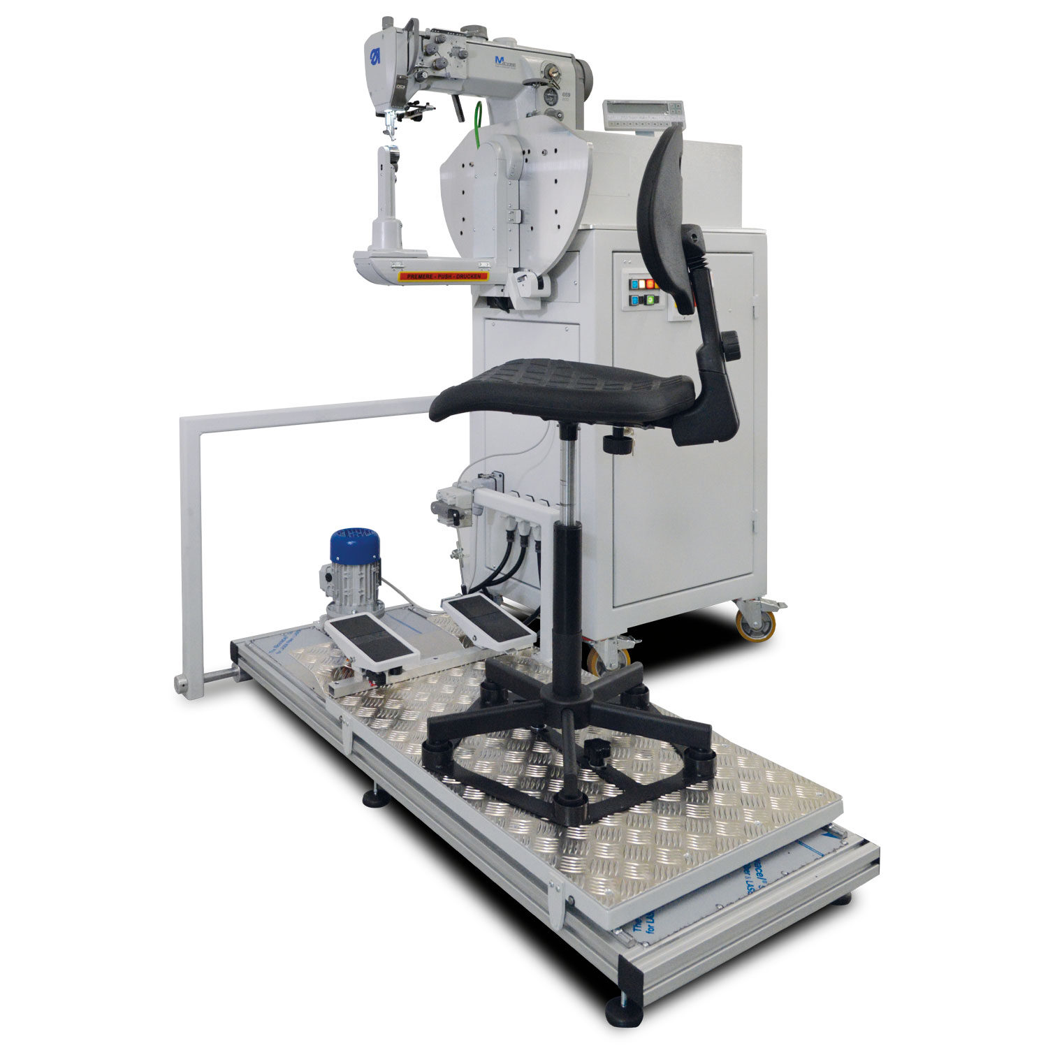 Cometa VBO XXS MINI H 270 Double feeding, single needle lockstich sewing machine with oscillating arm and XXS mini post bed