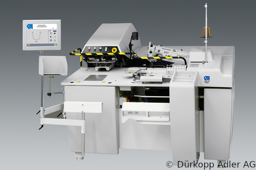 806N-111-01 Dürkopp Adler 1-Needle lockstitch automatic sewing unit for setting of pockets (0806 991008 008)