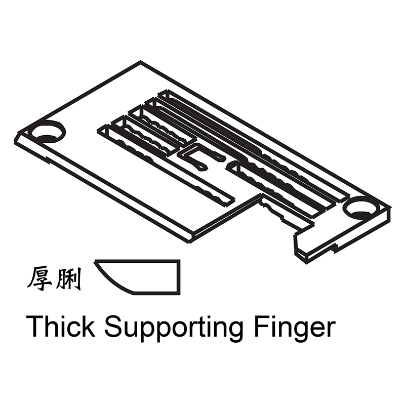 257101C56 Needle Plate — Needle Plate for Pegasus Coverstitch Machine Suitable for machine: