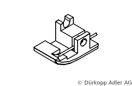 0196 104208 — пластина лапки