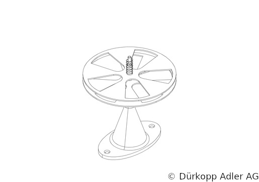 0069 000854 — reel support 170mm
