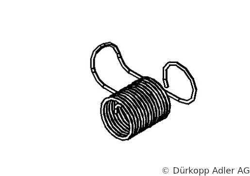 0667 115600 — пружина контроля нити