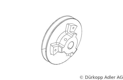 0667 105093 — handwheel flange