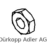 9231 000378 — hexagonal nut