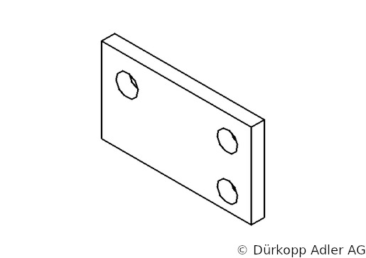 0291 003956 — фиксирующая пластина