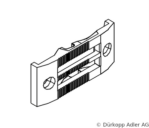 0868 202190 — throat plate NA6