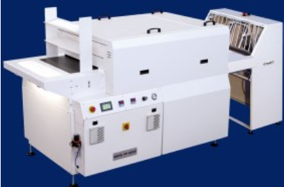 MARTIN GROUP OLX600N-SH/OT-P Continuous fusing press for collars and cufs with stacker