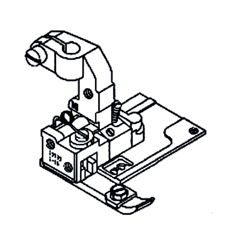 257352-64 Presser Foot — Presser Foot for Coverstitch Machine Presser Bar Internal Diameter: 6.0mm Suitable for machine: