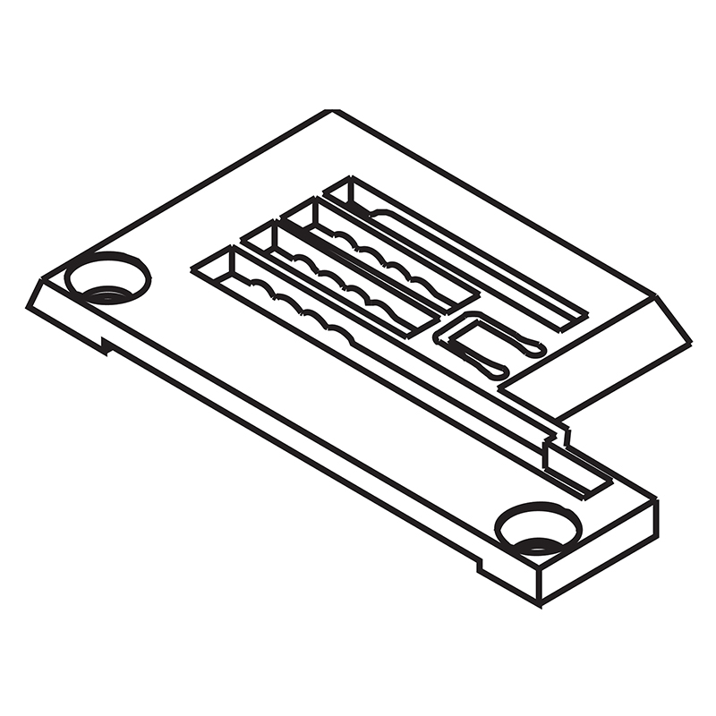 Y3208104 Needle Plate — Needle Plate for Yamato Coverstitch Machine Suitable for machine:
